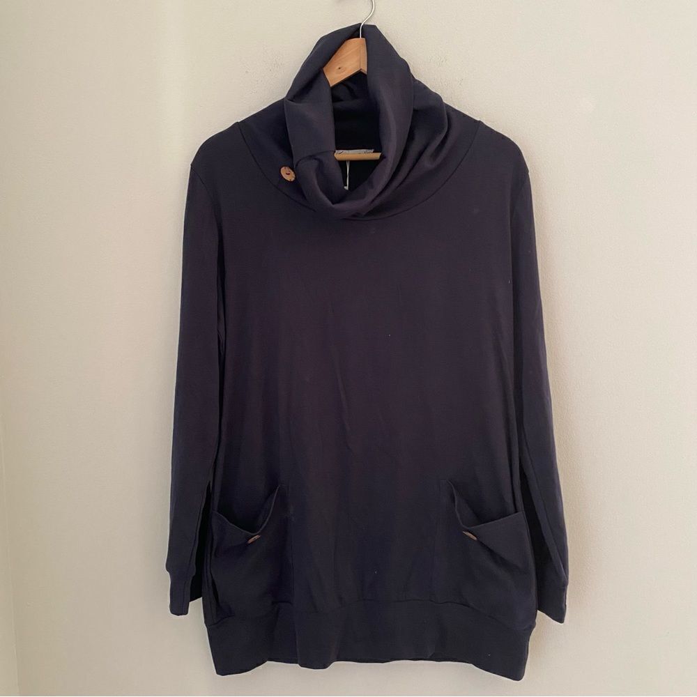 Levaca Women’s Mock Neck Long Sleeve Tunic